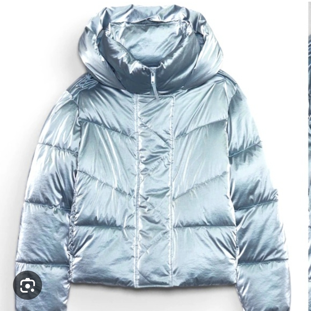 Gap Metallic Gray Coldcontrol Max Jacket - image 3